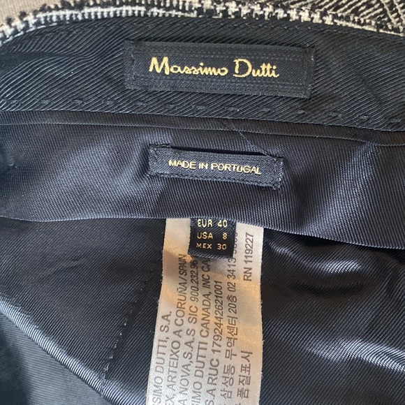 Massimo Dutti Wool Trouser Pants Size 8 NWOT - Picture 5 of 10